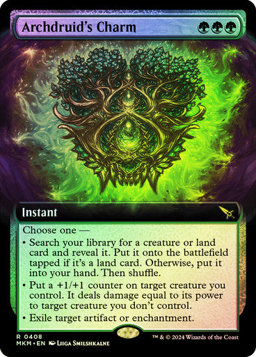 Archdruid's Charm Extended Art Foil