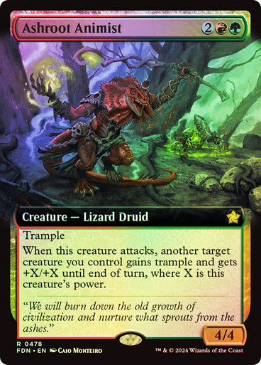 Ashroot Animist Extended Art Foil