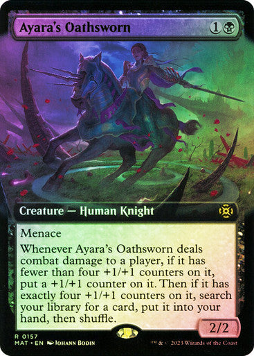 Ayara's Oathsworn Extended Art Foil