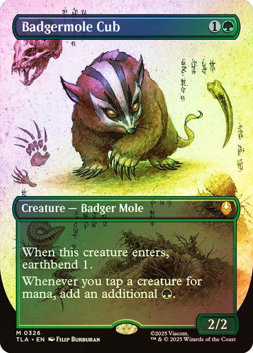 Badgermole Cub Borderless Field Notes Foil