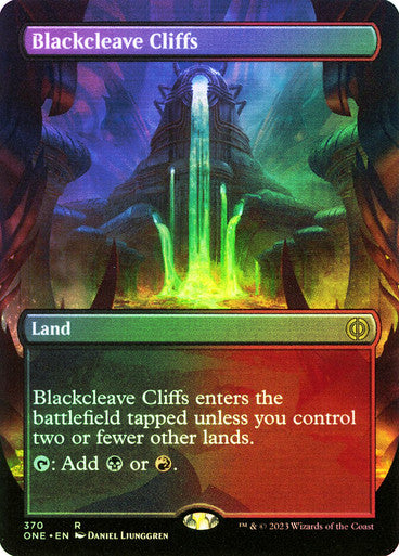 Blackcleave Cliffs Borderless Foil