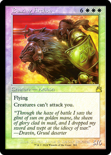 Blazing Archon Retro Frame Foil