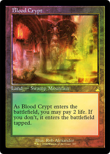Blood Crypt Retro Frame Foil