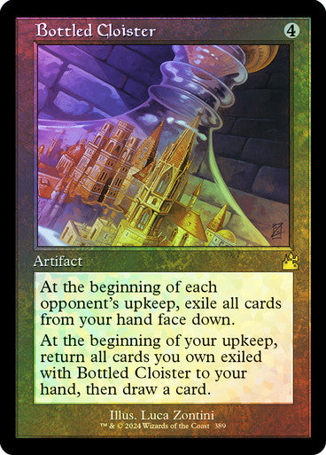 Bottled Cloister Retro Frame Foil