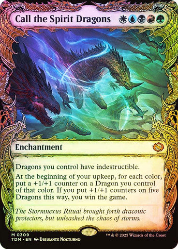 Call the Spirit Dragons Showcase Foil
