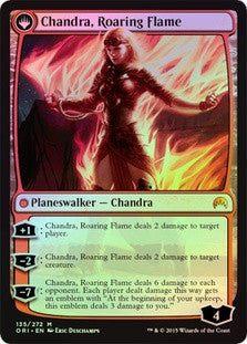 Chandra, Fire of Kaladesh // Chandra, Roaring Flame Foil