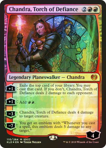 Chandra, Torch of Defiance Foil (SDCC 2018)