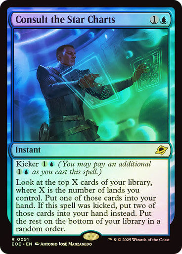 Consult the Star Charts Foil