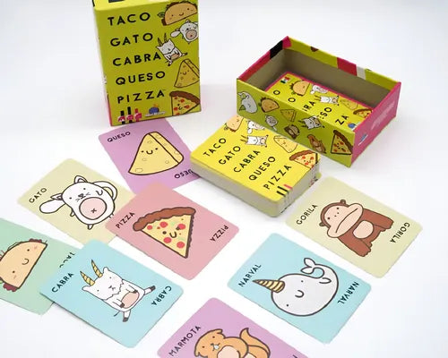 Taco, Gato, Cabra, Queso, Pizza