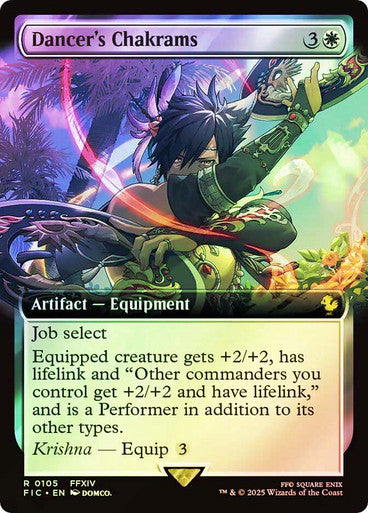 Dancer's Chakrams Extended Foil