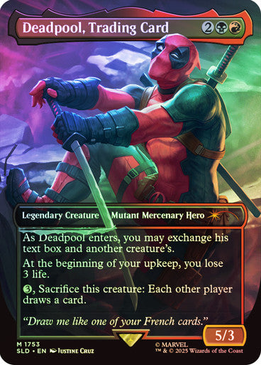 Deadpool, Trading Card Secret Lair Foil