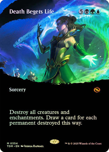Death Begets Life Borderless Foil