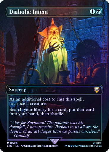 Diabolic Intent Borderless Foil