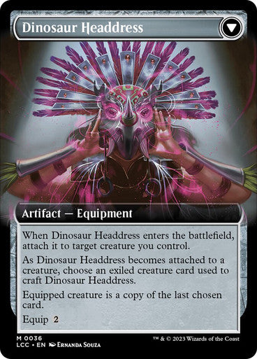 Paleontologist's Pick-Axe // Dinosaur Headdress Extended Art
