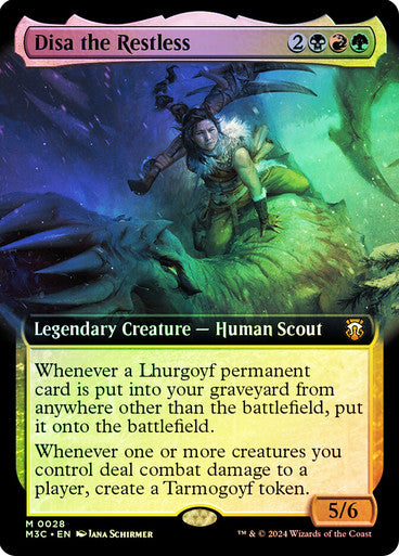 Disa the Restless Extended Art Foil