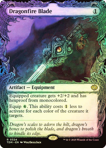 Dragonfire Blade Showcase Foil