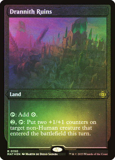 Drannith Ruins Etched Foil