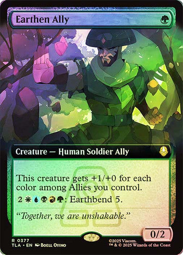 Earthen Ally Extended Art Foil