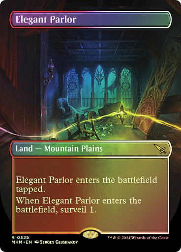 Elegant Parlor Borderless Foil