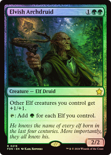 Elvish Archdruid Foil