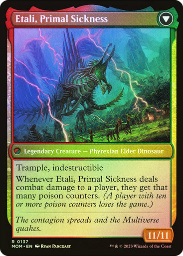 Etali, Primal Conqueror // Etali, Primal Sickness Foil