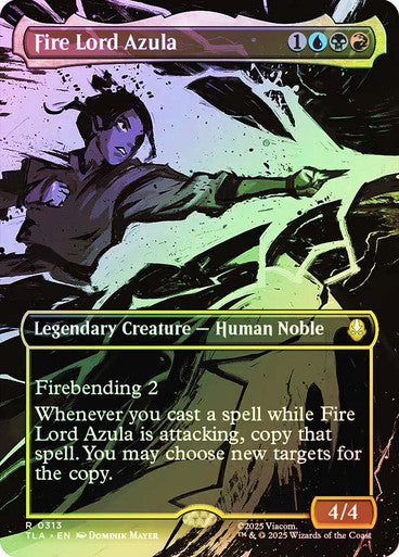 Fire Lord Azula Borderless Scene Foil