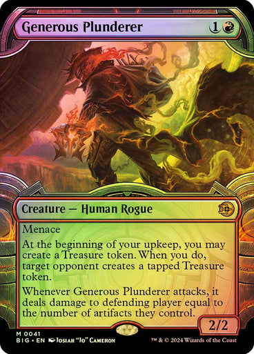Generous Plunderer Showcase Foil