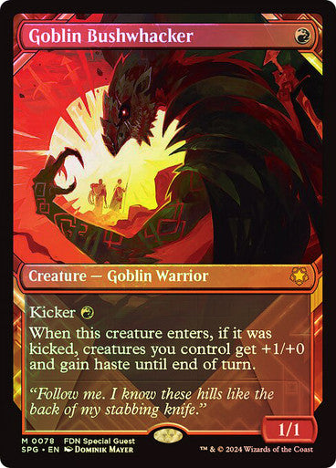 Goblin Bushwhacker Special Guest Foil