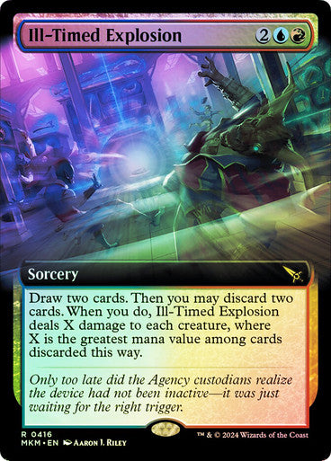 Ill-Timed Explosion Extended Art Foil
