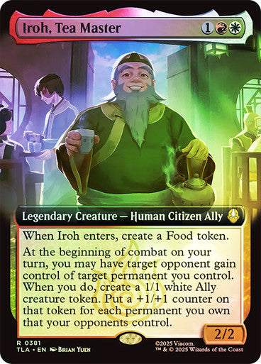 Iroh, Tea Master Extended Art Foil