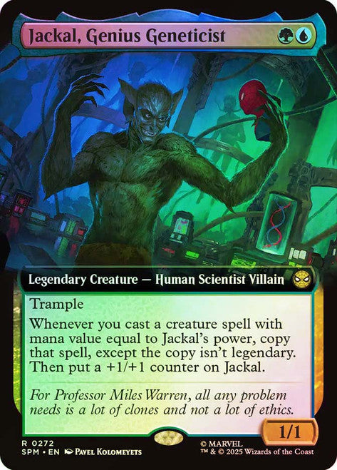 Jackal, Genius Geneticist Extended Art Foil