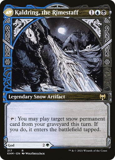 Jorn, God of Winter // Kaldring, the Rimestaff Showcase Foil