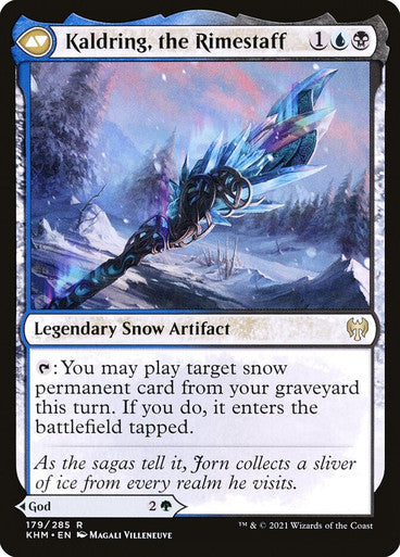 Jorn, God of Winter // Kaldring, the Rimestaff Foil