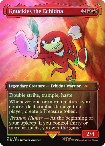 Knuckles the Echidna Borderless SL (Sonic the Hedgehog) Foil