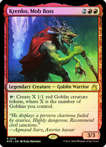 Krenko, Mob Boss Foil