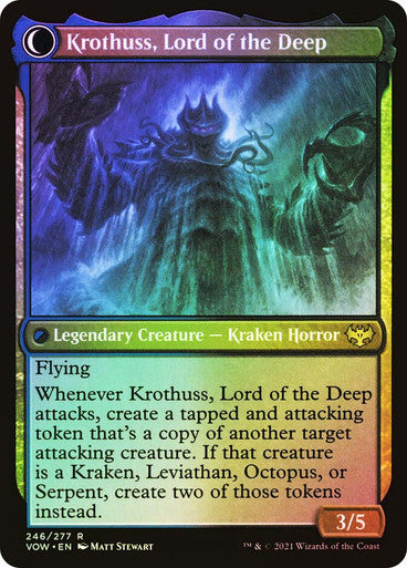 Runo Stromkirk // Krothuss, Lord of the Deep Foil