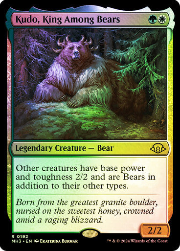 Kudo, King Among Bears Foil