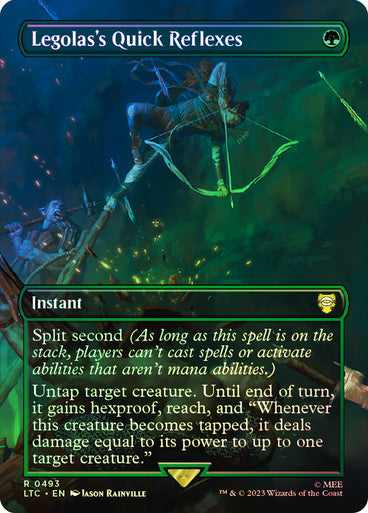 Legolas's Quick Reflexes Borderless Foil