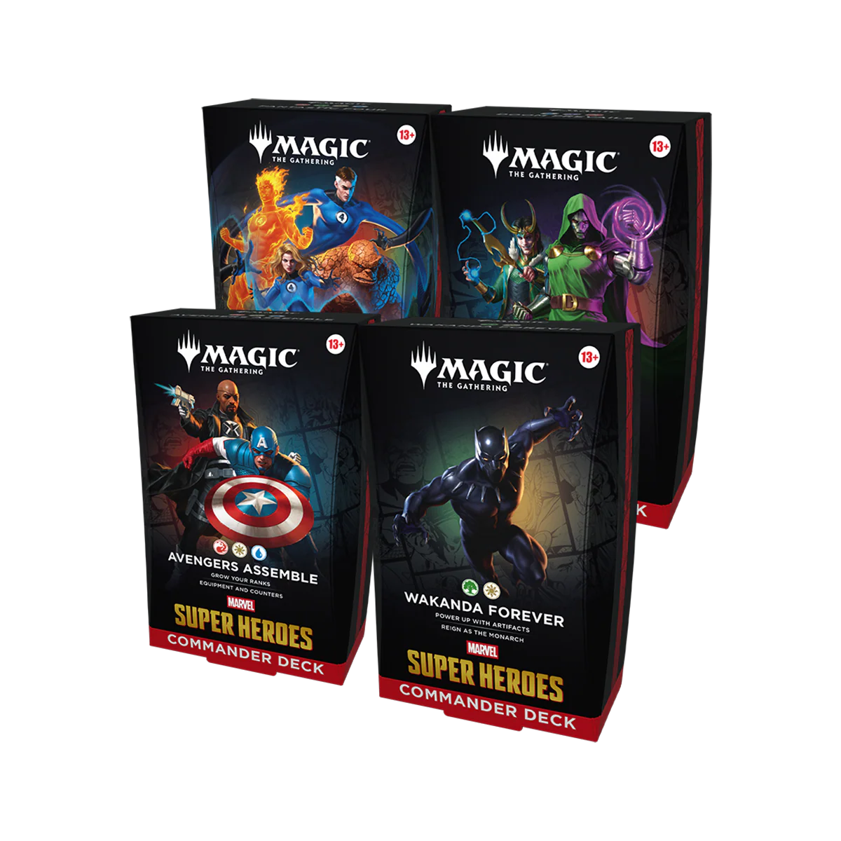 Marvel Super Heroes Commander (Set de 4)