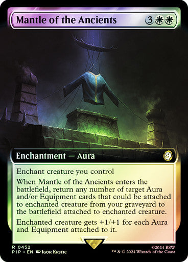 Mantle of the Ancients Extended Art Foil
