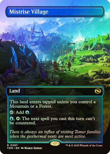 Mistrise Village Borderless Foil