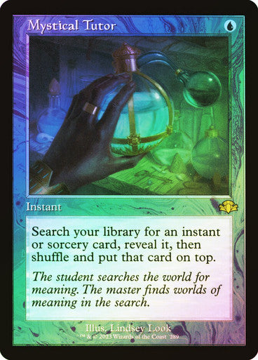 Mystical Tutor Old Frame Foil