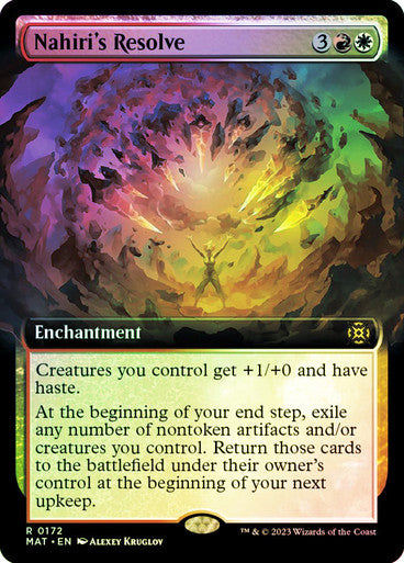 Nahiri's Resolve Extended Art Foil