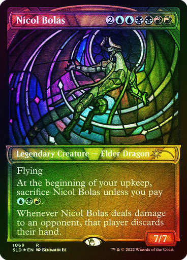Nicol Bolas Secret Lair Foil Textured