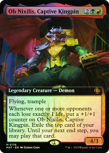 Ob Nixilis, Captive Kingpin Extended Art Foil