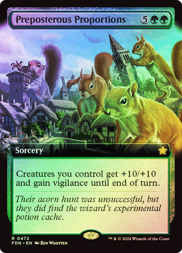 Preposterous Proportions Extended Art Foil