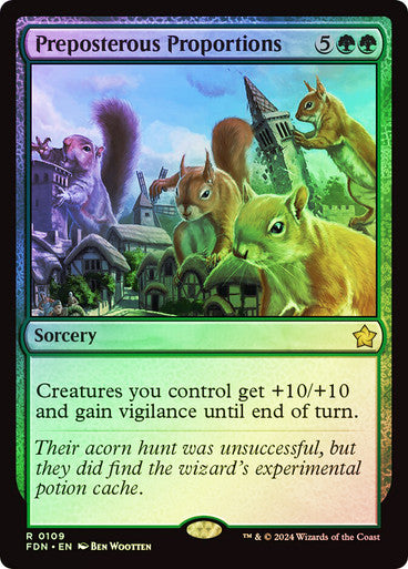 Preposterous Proportions Foil