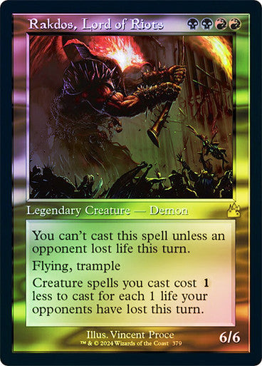 Rakdos, Lord of Riots Retro Frame Foil