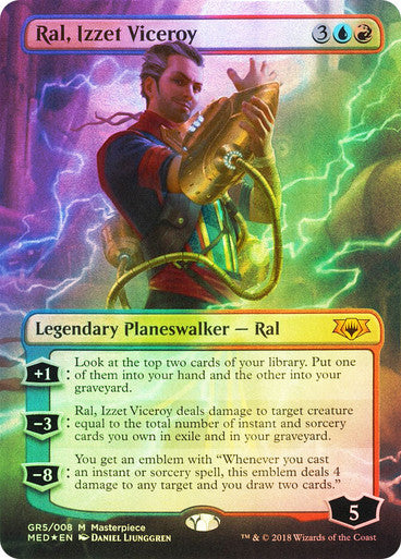 Ral, Izzet Viceroy Borderless Foil