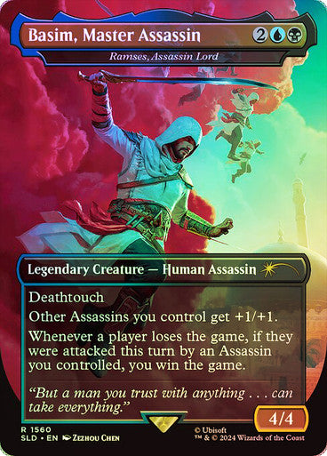 Ramses, Assassin Lord Secret Lair Foil Borderless (Basim, Master Assassin)